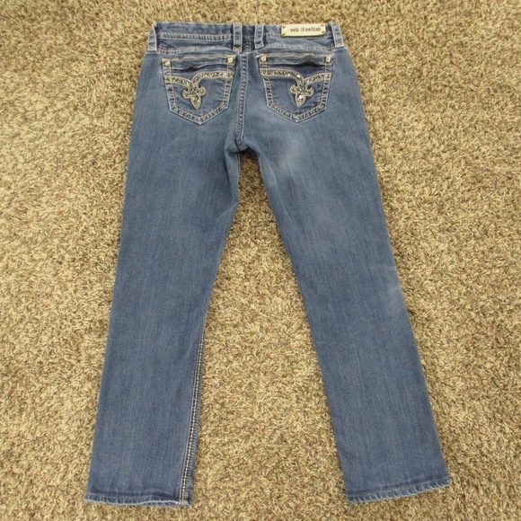 Rock Revival Jeans Women's 30 Vivian Easy Straight Stretch Denim - Picture 2 of 10